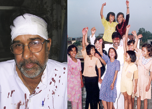 brutal attack on Kailash Satyarthi and his associates