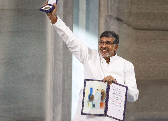 Kailash Satyarthi Receive Nobel Peace Prize
