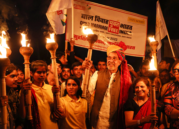 Kailash Satyarthi and Sumedha Kailash launched Child Marriage Free India